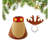 Generico Mini Costume Animale Da Portico,Costume Per Animali Da Tavolo Natalizio Di 18 cm | Abbigliamento Mini In Velluto Leggero Display Insegnanti Colleghi | Idea Regalo Per Insegnanti E Studenti