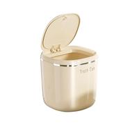 Generico Mini Desk Trash Can - Mini Portable Table Waste Bin Desk Basket Garbage, 2.6L Waste Paper Basket, Makeup Tabletop Trash Can | For Bathroom Kitchen Bedroom Dorm Room Car Indoor Outdoor