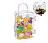 Generico Mini Ducks - 30-Piece Tiny Night Glow Figurines Miniatures Charms