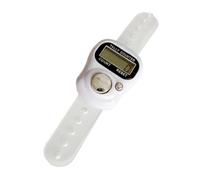 Generico Mini Electronic Finger Counter Clicker with LCD Digital Display - Portable ABS Ring Tally Counter | Wearable Marker Tracker for Sewing, Knitting, Crochet, Buddhist Prayer, And Golf