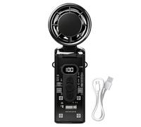 Generico Mini Fan Handheld - Portable Small Fan with Lights Rechargeable