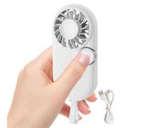 Generico Mini Fan, Handheld Quiet USB Rechargeable With Lanyard
