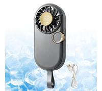 Generico Mini Fan, Handheld Quiet USB Rechargeable With Lanyard