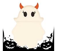 Generico Mini Figurine per Telefono - Statuetta per Smartphone del Fantasma di Halloween | Mini Decorazioni Stacca-e-incolla per Cruscotti per Auto Smartphone da Uomo per Tablet di Halloween