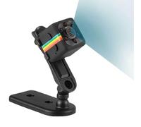 Genérico Mini fotocamera SQ11 - visione notturna a infrarossi, registrazione HD portatile, dispositivo di monitoraggio | Mini videocamera con supporto regolabile per esterni, casa, viaggio