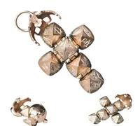 Generico Mini-Freimaurer-Transformationskugel-Anhänger, Vintage Mini-Freimaurer-Kugel-Halskette, Ein tragbares Symbol des brüderlichen Erbes (1 pezzo)