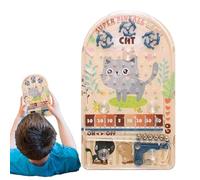 Generico Mini giochi portatili - Game di flipper portatile, varie difficoltà tascabili per bambini, gioco divertente e coinvolgente bambini adulti | Gioco viaggio compatto casa, all'aper