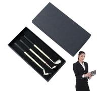Generico Mini Golf Pen Set - 18.5x9.4x2.2cm Golf Ball Club Pen Set
