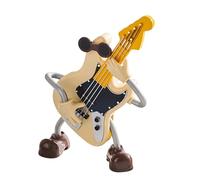 Generico Mini Guitar Sculpture - Abstract Tabletop Display, Musical Instrument Desktop Statue, Modern Art Design, Sturdy Lightweight Material, Home Decor Accessories for Nightstand Mantel Bookshelf