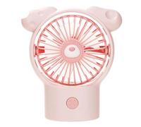 Generico Mini Handheld Fan - 3-Speed Quiet Rechargeable Cooling | Small Portable Fan Cute Desk Decosr - For Home Outdoor Travel Camping Fishing Picnic Beach Vacation Women Girls Boys And Others