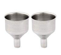 Generico Mini Imbuto di trasferimento della boccetta della Bottiglia dell'olio Essenziale dell'Acciaio Inossidabile 2pcs Tono d'Argento Creativo e utileProfessionale e Moda