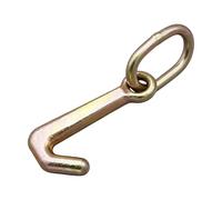 Generico Mini J Hook with Link - Heavy Duty Tie Down Hook 4700-5400 Lbs Breaking Strength | Towing Hanger with Link for Trucks Trailer SUV Boat Cargo Luggage Track Box Securing Use