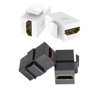 Generico Mini Jack Keystone Coupler - 2PCS Keystone Insert Adapter, Modular