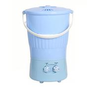 Generico Mini lavatrice portatile, piccola lavatrice semiautomatica con timer rotativo, riponibile, cestelli separati for casa, dormitorio, appartamento, camper, viaggi, esterno(Purple)