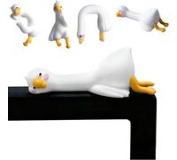 Generico Mini Lazy Ducks Desk Ornaments,So Tired Lazy Duck Mini Desk Accessories 2025 New Lazy Duck Computer Decoration,Vehicle Screen Decoration (A1)