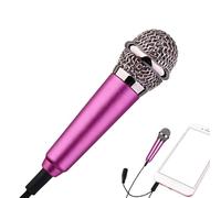 Generico Mini Microphone | Portable Mini Aluminum Alloy Earphone - Portable Speech Microphones For Podcast Streaming Game Studio Content Filming Offices