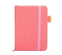Generico Mini notebook A7 Tasca portatile Pagina vuota Blocco note Memo Diario Planner Agenda Note Book Office(Pink)