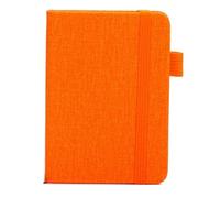 Generico Mini notebook A7 Tasca portatile Pagina vuota Blocco note Memo Diario Planner Agenda Note Book Office(Orange)