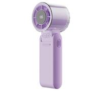 Generico Mini Pocket Fan - Foldable 4-Speed Personal Cooling Device With LED Display | 4000mAh Rechargeable Fan For Travel, Office, Camping | Gift For Family, Friends, And Daily Use