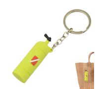 Generico Mini Portachiavi Per Serbatoio Ad Aria Da Immersione - Tastiera A Tema Subacqueo, Clip In Stile Cilindro In Silicone | Nuota Accessori Divertiti Oggetti Regalo Da Collezione, Ninno