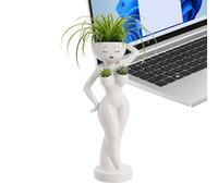 Generico Mini Resin Female Body Planter Pot For Home Decor