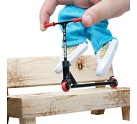 Genérico Mini Scooter Dita - Lega 8,5 x 8,5 cm | Fingerboard | Mini Scooter Trick | Movimento con punte delle dita per bambini, adolescenti, collezionisti e giochi al coperto