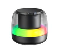Generico Mini Speaker | Altoparlante Wireless 5.0 Subwoofer con Luci RGB | Player Musicale Portatile con 7 Luci Respirazione Gradiente per Camera Soggiorno Auto Viaggi Escursioni Festa Camping