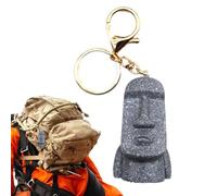 Genérico Mini Statue Decorative - Portachiavi in pietra per uomo donna, simpatico ciondolo da appendere in auto o zaino | Keychain con disegno di Pasqua, suono decorativo in resina per la s, New