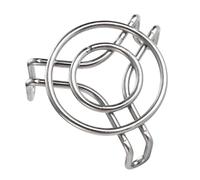 Generico Mini Steamer Rack, Cooking Insert Rack, 2.36x2.36 Inches Stainless Steel Compact Food Steaming with Heat Resistant Design, Kitchen Cooker Vegetable Meat Steaming Tool