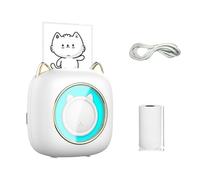 Generico Mini Sticker Printer, Inkless Instant Wireless Label Maker, USB Rechargeable Photo Printer, Portable Sticky Note Machine, Small Label Printing, Office, School & Home