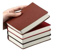 Generico Mini Taccuino Quaderni A6 360P Diario a righe/pagina bianca Planner Journal Blocco note Cancelleria Ufficio Materiale scolastico Bullet Sketch Agenda(Black,Lined Page)