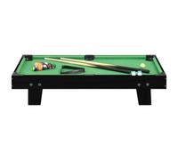 Generico Mini Tavolo da Biliardo 3 Piedi 92x52x19 cm Nero e Verde