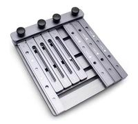 Generico Mini Tavolo For Stampa Con Pasta Saldante, Tavolo For Stampa Serigrafica In Rete Di Acciaio For PCB, Dispositivo Bifacciale, Con Bilance, Compatibile Con Stencil Fino A 109×135 Mm