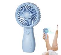 Generico Mini Tragbarer Ventilator | Leiser verstellbarer Ventilator mit 3 Stufen | Tragbarer Tischventilator | für drinnen draußen Zuhause Büro Schule Reisen Pendeln Spazierengehen