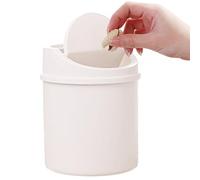 Generico Mini Trash Can - Innovative Flipping Clamshell Design Small Garbage Can | Detachable Cover Garbage Bin with Lid | Tiny Waste Bin for Home, Kitchen, Bedroom, Bathroom