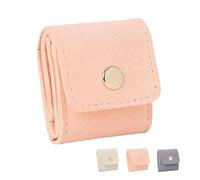 Generico Mini Travel Jewelry Bag, Auxiliaryn/Examinte Jewelry Organizers and Storage, Portable Foldable Travel Organizer Case, for Earrings Rings,Necklaces (Pink)