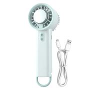 Generico Mini Ventilateur Portable - Ventilateur Portable - Ventilateurr Électrique Portables | Puissant Et Léger - 3 Vitesses Silencieux Avec Éclairage Pour Extérieur Maison Bureau Voiture Chambre