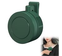 Generico Mini Ventilatore a Clip, Mini Ventilatore Portatile Silenzioso Senza Pale con Clip per Cintura, MiniVentilatore USB, Rotazione di 360 Gradi, per Scrivania Ufficio, Viaggiare, Esterni (verde)