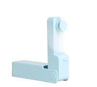 Generico Mini Ventilatore a Mano Silenzioso, Ventilatore pieghevole portatile da 2 pezzi, originale, for ricaricare elettrodomestici, tavolo, piccolo raffrescatore d'aria elettrico(Blue)