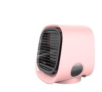 Generico Mini Ventilatore Ad Acqua, Raffrescatore Portatile, velocità del Vento Regolabile, Filtraggio Dellaria Migliorato, Piccolo Dispositivo di Raffreddamento da Tavolo (Pink 1PCS)