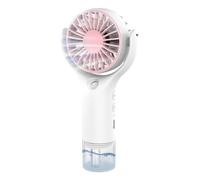 Generico Mini Ventilatore Nebulizzatore,Ricaricabile USB con Spray Rinfrescante e 3 Velocità - Spruzzatore d'Acqua Portatile - Per Esterno Spiaggia Viaggio Campeggio Giardino Sport Ufficio