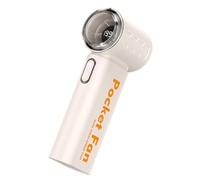 Generico Mini ventilatore portatile ricaricabile, con display digitale a 5 velocità, per un flusso d'aria potente e un immediato dal caldo estivo. Ventilatore compatto e personale, ideale per picnic,