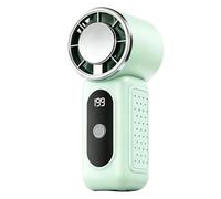 Generico Mini Ventilatore Raffreddante,Raffrescatore D'Aria Senza Pale Ricaricabile - Ventilatore Compatto,Per Esterno Camera Da Casa Scrivania Spiaggia Viaggio Escursionismo Estate Allenamento Sport