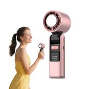 Generico Mini ventilatore, ventilatore portatile, feniller a mano | Personale potente e portatile | Relier d'aria pieghevole a 100 velocità con schermo a LED, gadget ricaricabili per il campeggio