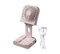 Generico Mini ventola portatile, ventola da scrivania pieghevole, frigorifero portatile compatto 2.5x8.0x16.2cm/0.98x3.15x6.38 pollici ricaricabili e pronta per i viaggi per gli uffici