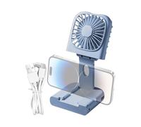 Generico Mini ventola portatile, ventola da scrivania pieghevole, frigorifero portatile compatto 2.5x8.0x16.2cm/0.98x3.15x6.38 pollici ricaricabili e pronta per i viaggi per gli uffici