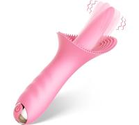 Generico Mini Vibratori Giocattolo Per Adulti Con 10 Stimolatori Clitoridei Vibranti Per La Lingua Del Clitoride Femminile Che Lecca Le Coppie Piacere Silenzioso Per Il Capezzolo Del Punto G,A
