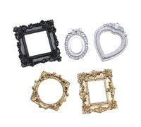 Generico Mini Vintage, 5 Piece Elegant Tiny Photo Antique Style, Miniature for DIY Jewelry Display Photography Party Hotel Home Wall Gallery Museum Decorative Craft Collectibles