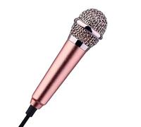 Generico Mini Vlog - Aluminum Alloy Microphone 5.8x1.8x1cm, Portable Lightweight | Compact Earphone Microphone, Speech Recording Live Streaming Podcast Studio Filming Travel Office Outdoor Content R