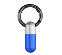 Generico Mini Wateřproof Pill Case (Titanium Alloy) - Sealed Metal Medicine Bottle With Keychain Loop | Professional Grade Airtight Pill Holder For Elderly - Compact Survival Pilł Container